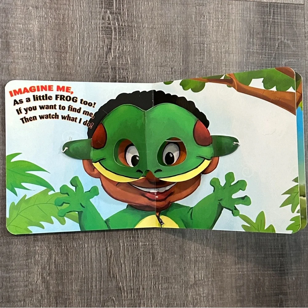 💞 New “Imagine Me As A Frog” Children’s Board Book & Mask Set